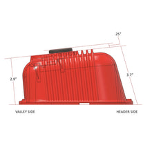 Load image into Gallery viewer, Vintage-Series-Finned-Valve-Covers---Bbc----Red-Machined