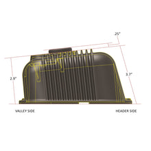 Load image into Gallery viewer, Vintage-Series-Finned-Valve-Covers---Bbc---Satin-Black-Machined