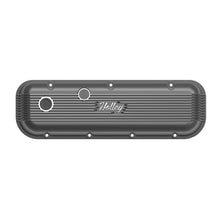 Load image into Gallery viewer, Vintage-Series-Finned-Valve-Covers---Bbc---Satin-Black-Machined