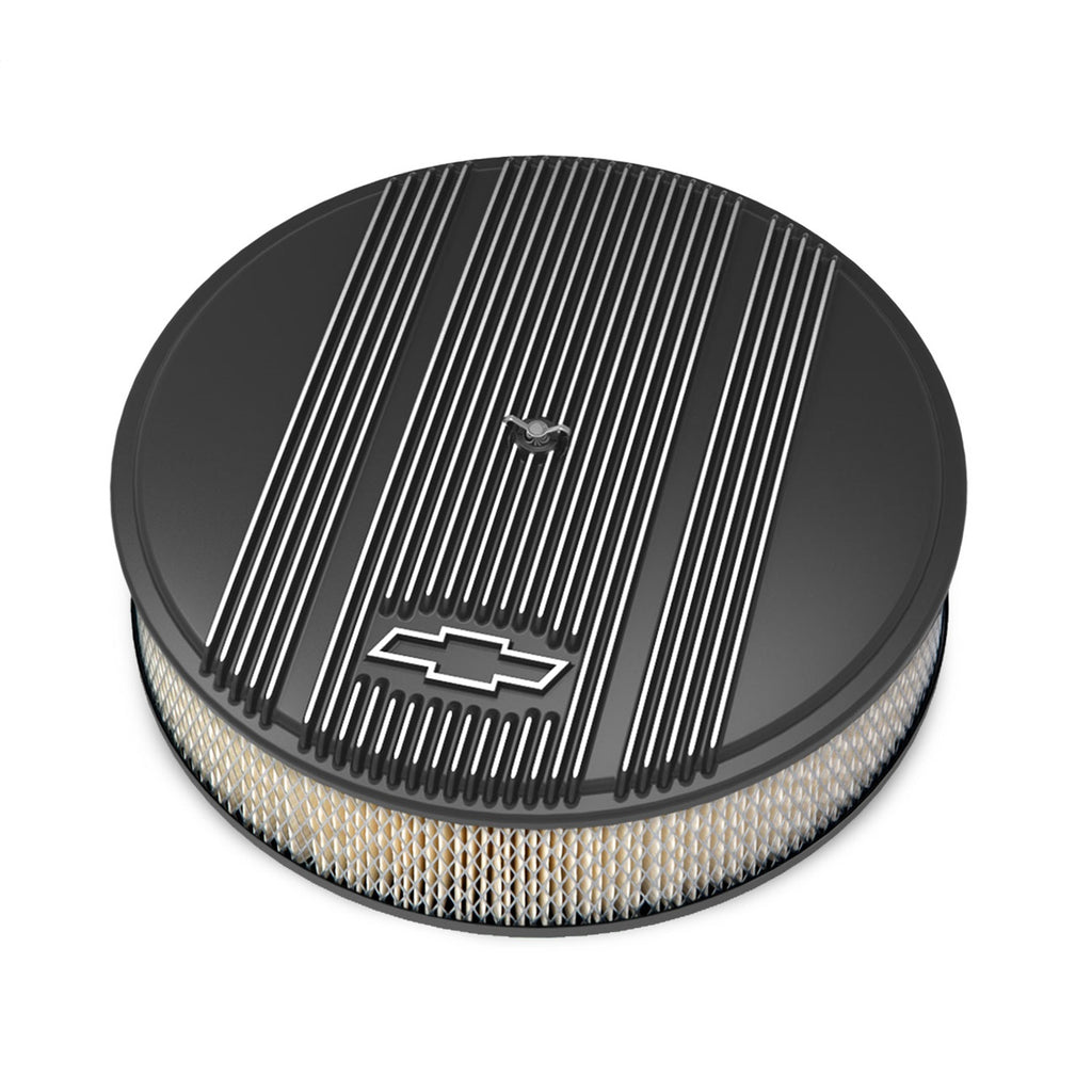 Vintage-Series-Gm-Licensed-Air-Cleaner---Satin-Black-Machined