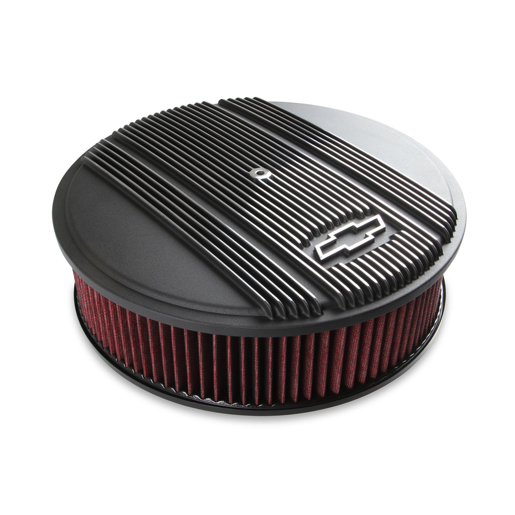 Vintage-Series-Gm-Licensed-Air-Cleaner---Satin-Black-Machined