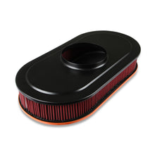Load image into Gallery viewer, Vintage-Series-Oval-Air-Cleaner---Factory-Orange-Machined