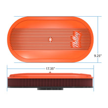 Load image into Gallery viewer, Vintage-Series-Oval-Air-Cleaner---Factory-Orange-Machined
