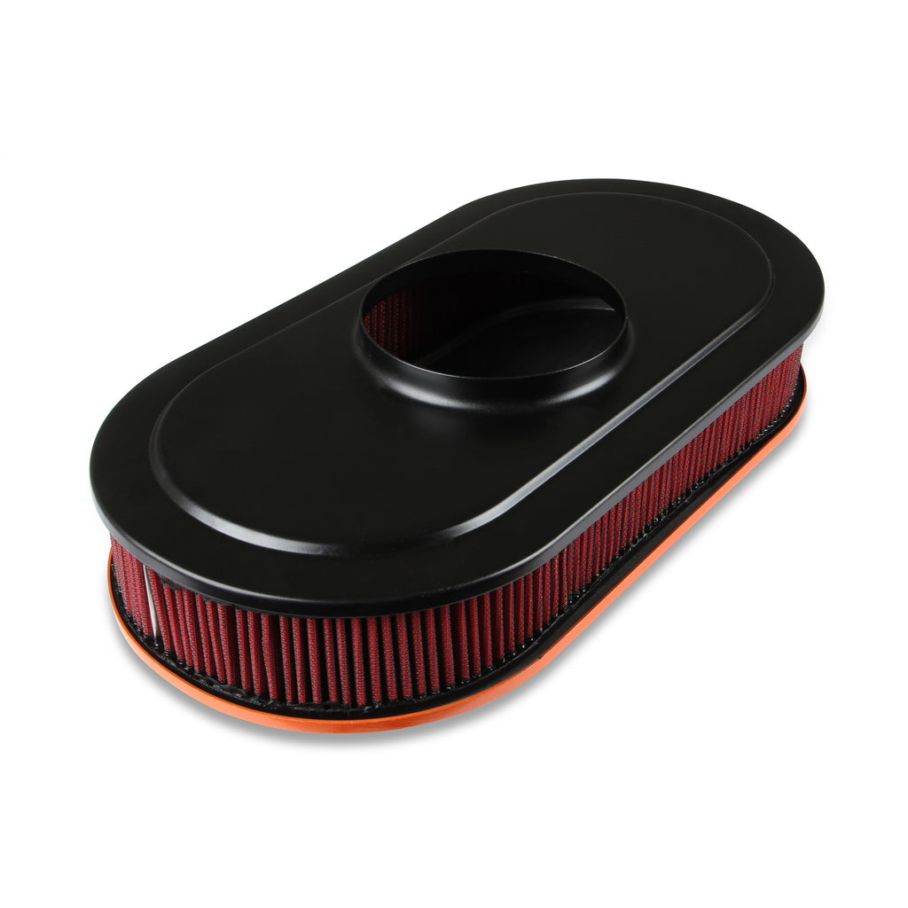 Vintage-Series-Oval-Air-Cleaner---Factory-Orange-Machined