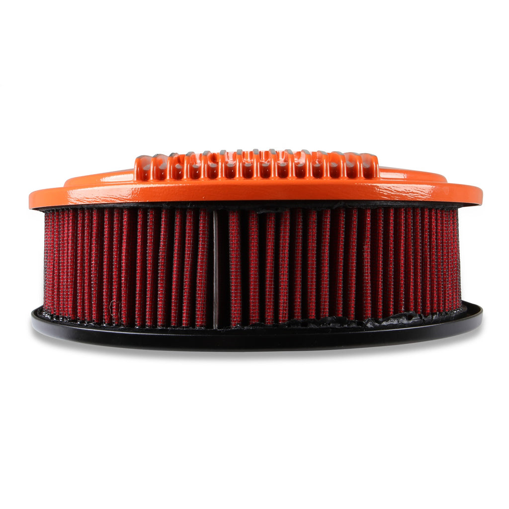 Vintage-Series-Oval-Air-Cleaner---Factory-Orange-Machined