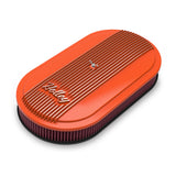 Holley 120-403  Vintage Series Oval Air Cleaner - Factory Orange Machined