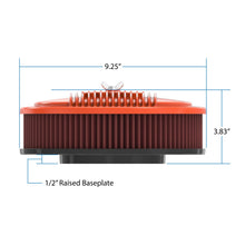 Load image into Gallery viewer, Vintage-Series-Oval-Air-Cleaner---Factory-Orange-Machined