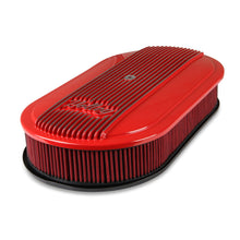 Load image into Gallery viewer, Vintage-Series-Oval-Air-Cleaner---Gloss-Red-Machined