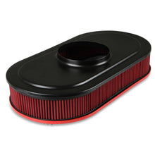 Load image into Gallery viewer, Vintage-Series-Oval-Air-Cleaner---Gloss-Red-Machined