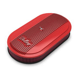 Holley 120-404  Vintage Series Oval Air Cleaner - Gloss Red Machined