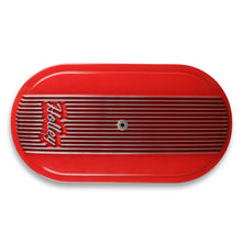 Load image into Gallery viewer, Vintage-Series-Oval-Air-Cleaner---Gloss-Red-Machined