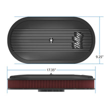 Load image into Gallery viewer, Vintage-Series-Oval-Air-Cleaner---Satin-Black-Machined