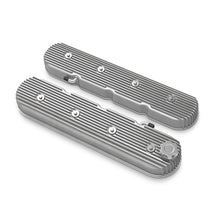 Load image into Gallery viewer, Vintage-Series-Tall-Ls-Finned-Valve-Covers---Natural-Cast