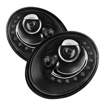 Load image into Gallery viewer, Volkswagen-Beetle-06-10-Projector-Headlights-Drl-Led-Black-Pro-Yd-Vb06-Drl-Bk