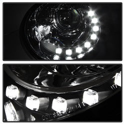 Volkswagen-Beetle-1998-2005-Projector-Headlights-Drl-Chrome-Pro-Yd-Vb98-Drl-C