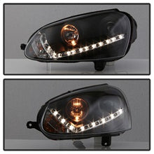 Load image into Gallery viewer, Volkswagen-Gti-06-09Jetta-06-09-Halogen-Model-Only---Drl-Black-Pro-Yd-Vg06-Drl-Bk