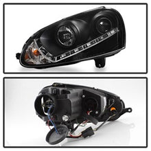 Load image into Gallery viewer, Volkswagen-Gti-06-09Jetta-06-09-Halogen-Model-Only---Drl-Black-Pro-Yd-Vg06-Drl-Bk