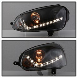 Volkswagen-Gti-06-09Jetta-06-09-XenonHid-Model-Only---Drl-Black-Pro-Yd-Vg06-Hid-Drl-Bk