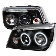 Load image into Gallery viewer, Volkswagen-Jetta-99-05-Projector-Headlights-Ccfl-Halo-Blk-Pro-Yd-Vj99-Ccfl-Bk