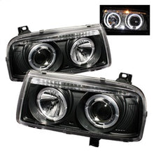 Load image into Gallery viewer, Volkswagen-Jetta-Iii-93-98-Projector-Headlights-Led-Halo-Blk-High-H1-Low-H1-Pro-Yd-Vj93-Hl-Bk