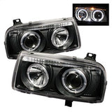 SPYDER 5012197 Projector Headlights - LED Halo - Black