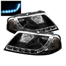 Load image into Gallery viewer, Volkswagen-Passat-01-05-Projector-Headlights-Drl-Black-High-H1-Low-H1-Pro-Yd-Vp01-Drl-Bk