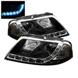 SPYDER 5012302 Projector Headlights - DRL - Black