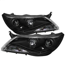 Load image into Gallery viewer, Volkswagen-Tiguan-09-11-Projector-Headlights-Drl-Black-High-H1-Low-H7-Pro-Yd-Vtig09-Drl-Bk