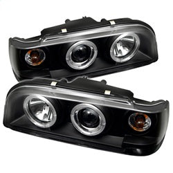 Volvo-850-93-97-Projector-Headlights-Led-Halo-Black-High-H1-Low-H1-Pro-Yd-Vo85092-Hl-Bk