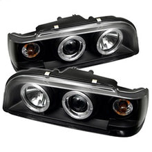 Load image into Gallery viewer, Volvo-850-93-97-Projector-Headlights-Led-Halo-Black-High-H1-Low-H1-Pro-Yd-Vo85092-Hl-Bk