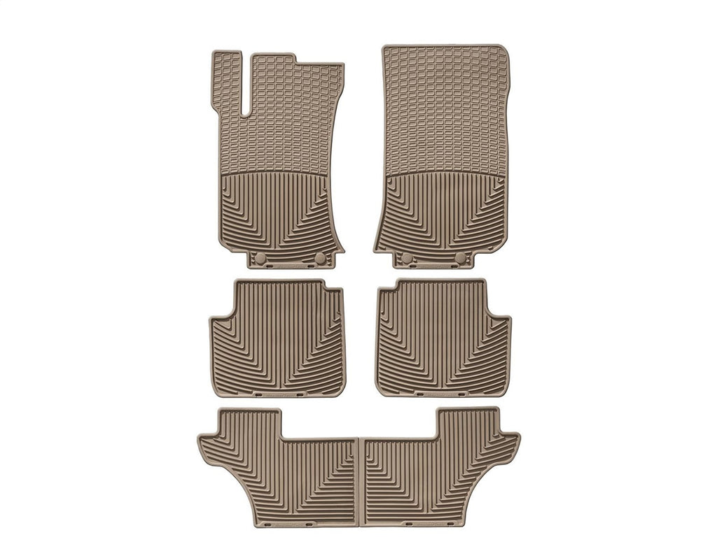 Weathertech W104TN106TN107T All Weather Floor Mats for Select Mercedes-Benz R320, Mercedes-Benz R350, Mercedes-Benz R500, Mercedes-Benz R550, Mercedes-Benz R63 AMG
