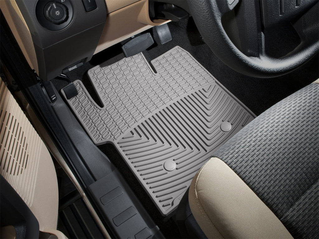 Weathertech W203GR All Weather Floor Mats for Select Ford F-250 Super Duty, Ford F-350 Super Duty, Ford F-450 Super Duty, Ford F-550 Super Duty