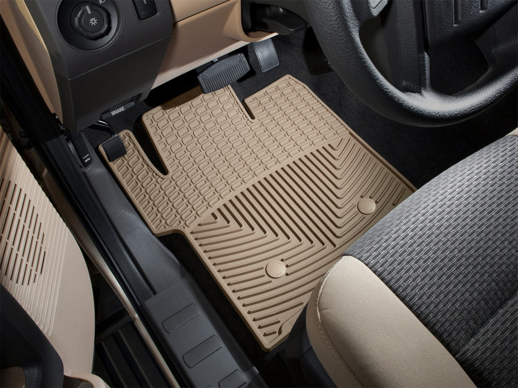 Weathertech W203TN All Weather Floor Mats for Select Ford F-250 Super Duty, Ford F-350 Super Duty, Ford F-450 Super Duty, Ford F-550 Super Duty