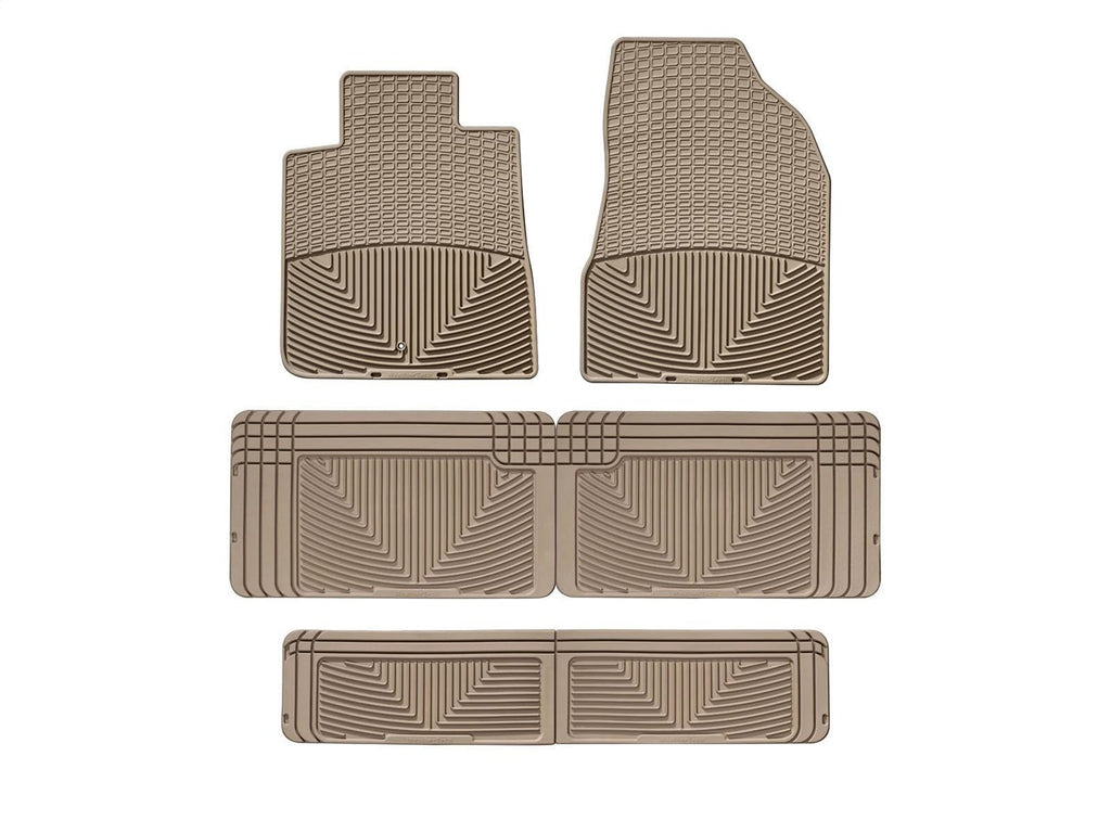 Weathertech W68TNW25TNW60TN All Weather Floor Mats for Select Buick Enclave, Chevrolet Traverse, GMC Acadia, GMC Acadia Limited, Saturn Outlook