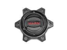 Load image into Gallery viewer, WARN 104483 6 Lug Wheel Center Cap Black and Red