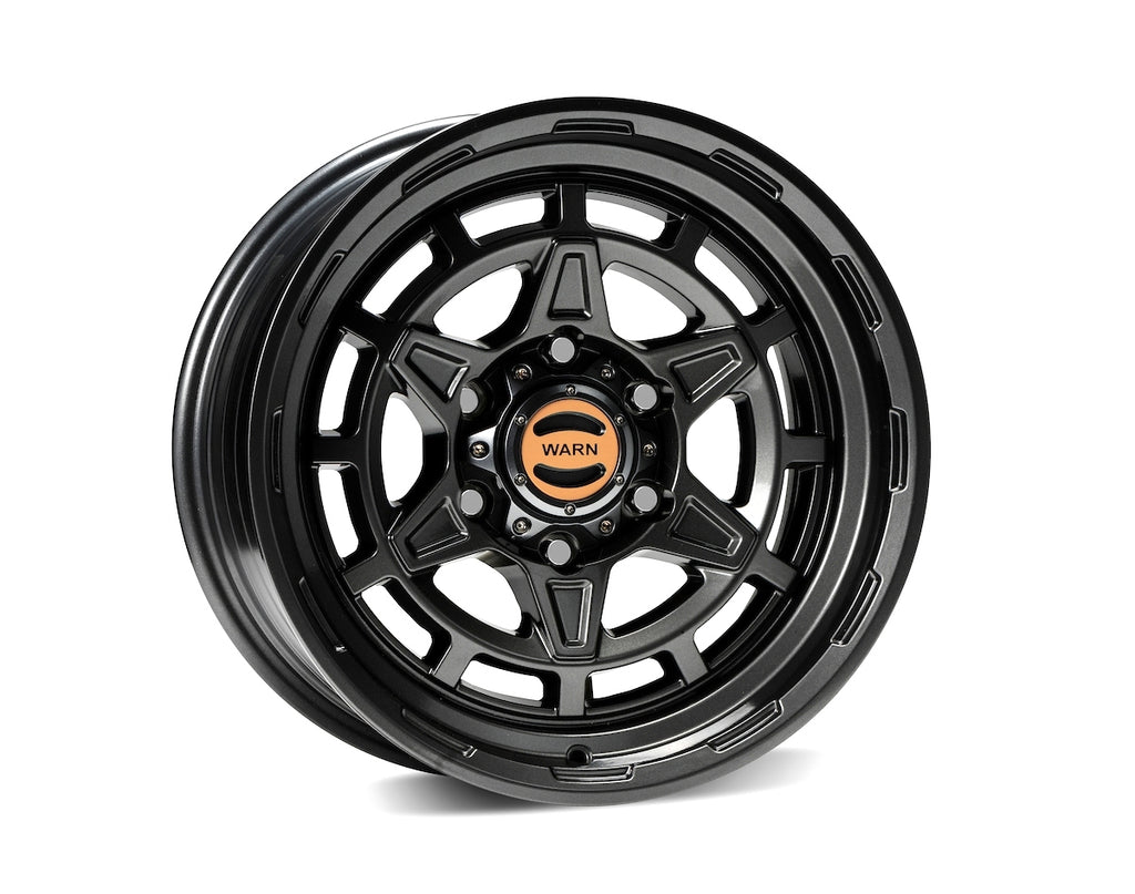 WARN 104487 Wheel 17x8.5 Cutter Back Black 6x5.5/6x139.7mm