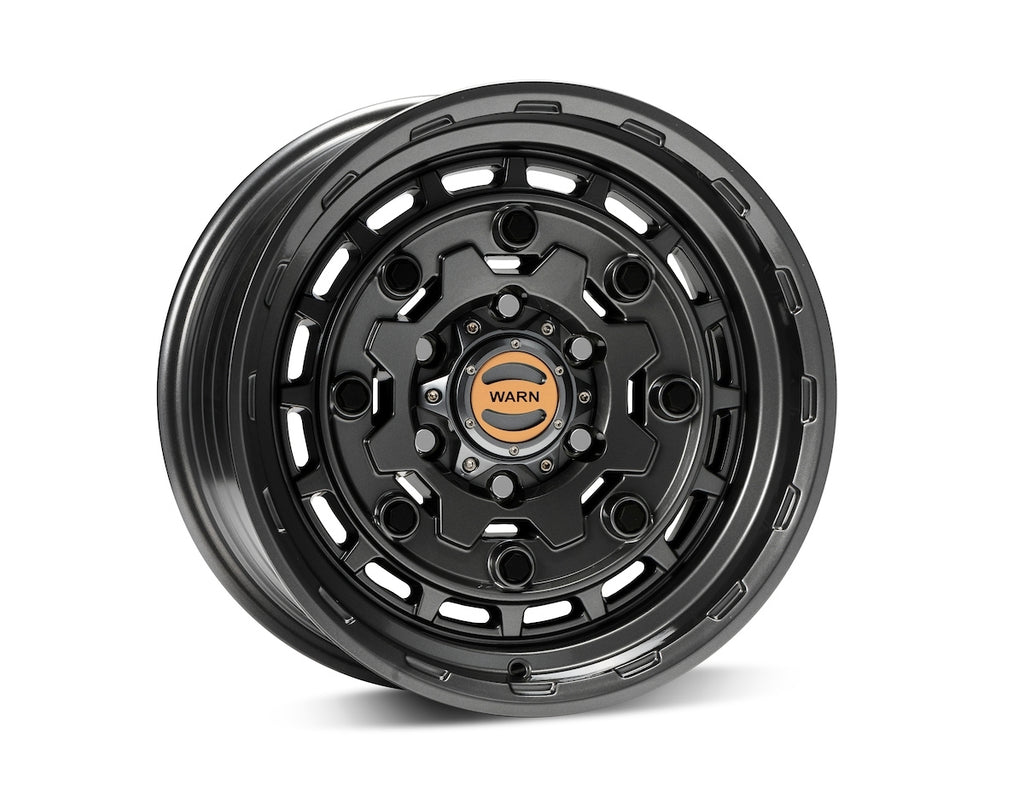 WARN 104489 Wheel 17x8.5 Jackhammer Black 6x5.5/6x139.7mm