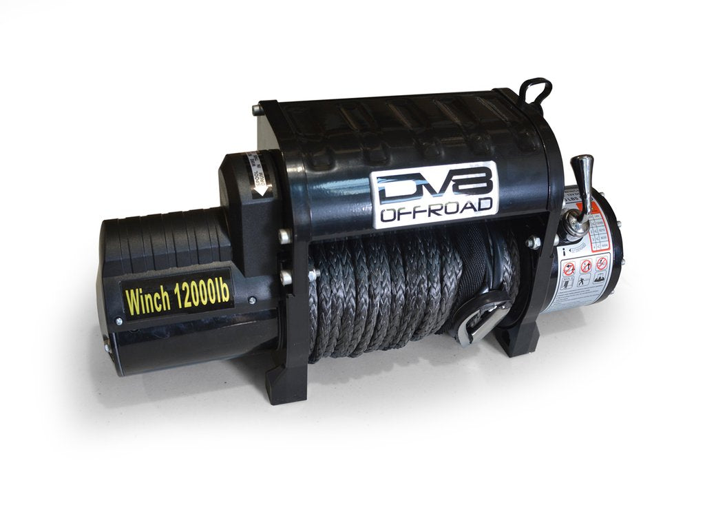 DV8 Offroad WB12SR 12,000 lbs. Winch with Synthetic Rope