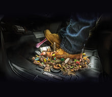 Load image into Gallery viewer, Black-Weatherbeater-Front--Second-Row-Floor-Liners-;-Dodge-Ram-09-18-Crew-Cab-150019-23-1500-Classic-10-18-25003500-With-Dual-Floor-Hooks