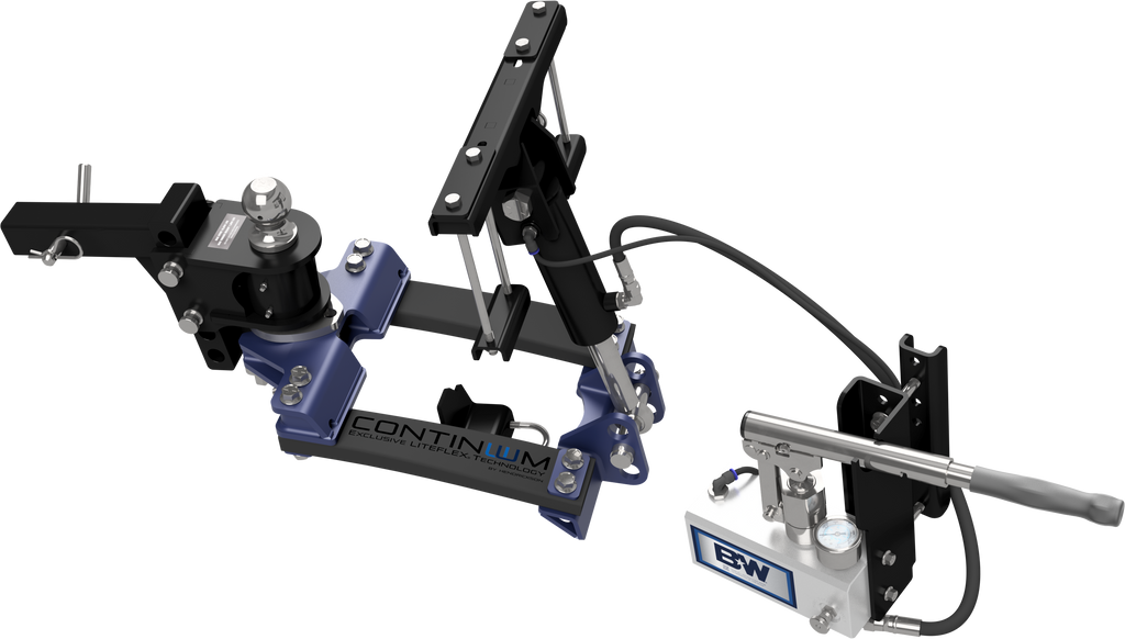 B&W Trailer Hitches WDHK4503 Weight Distribution Hitch Kit, 2-1/2" Shank for Underslung Trailer Couplers