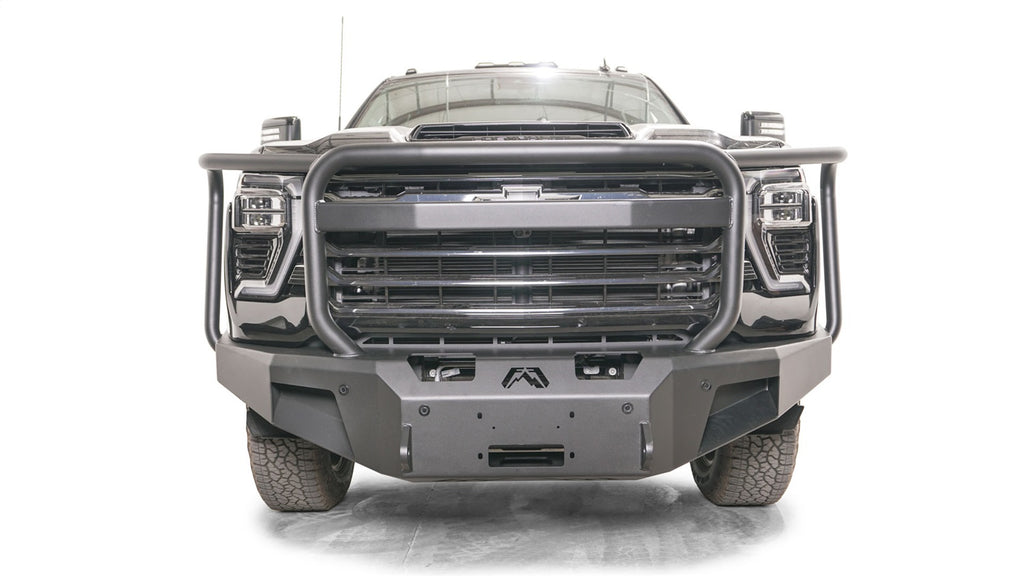 Fab Fours CH24-A6150-1 Premium Winch Front Bumper for Select Chevrolet Silverado HD, Chevrolet Silverado HD