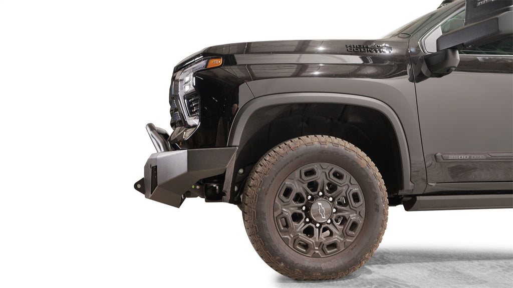 Fab Fours CH24-A6152-1 Premium Winch Front Bumper for Select Chevrolet Silverado HD, Chevrolet Silverado HD