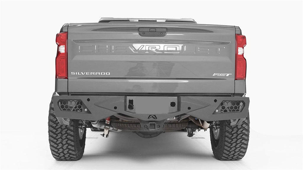 Fab Fours GS23-E5852-1 Vengeance Rear Bumper for Select Chevrolet Silverado 1500, GMC Sierra