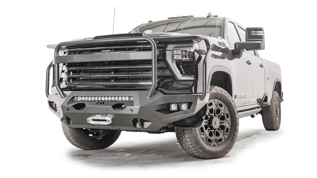 Fab Fours CH24-X6150-1 Matrix Front Bumper for Select Chevrolet Silverado HD, Chevrolet Silverado HD