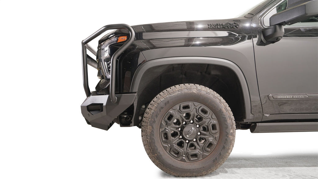 Fab Fours CH24-X6150-B Matrix Front Bumper for Select Chevrolet Silverado HD, Chevrolet Silverado HD
