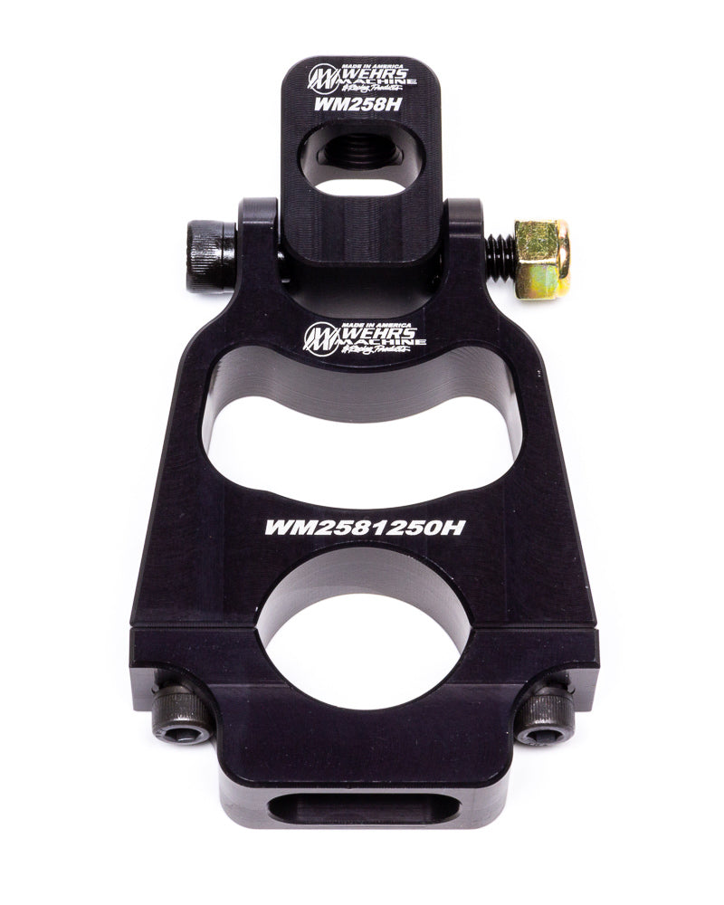 WEHRS MACHINE WM258125045H Clamp On Hood Pin Mount Hinged 1-1/4in Dia 4-1/2