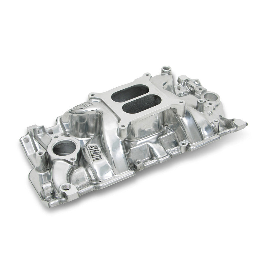 WEIAND 8150P SBC Speed Warrior Manifold Polished