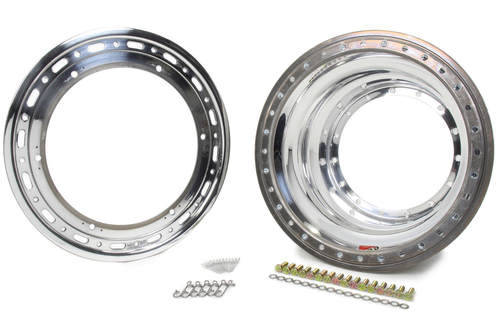 WELD RACING P858-5044-6 Outer Whl Half 15x10.25 Bead-Loc w/Dzus No Cover