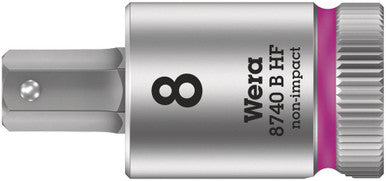 Wera Tools 05003039001 Zyklop 8mm Bit Socket w/Holding Function, 3/8" Drive