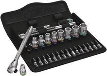 Load image into Gallery viewer, Wera Tools 05004018001 Zyklop Metric Metal Ratchet Set w/Switch Lever, 1/4&quot; Drive, 28 pieces